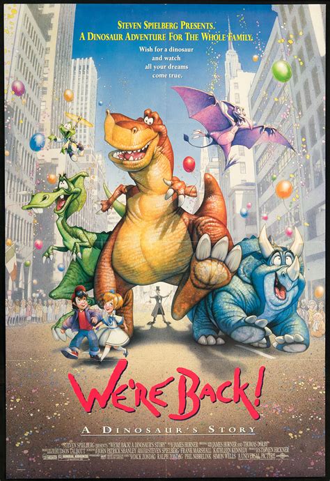 we re back dinosaur movie|More.